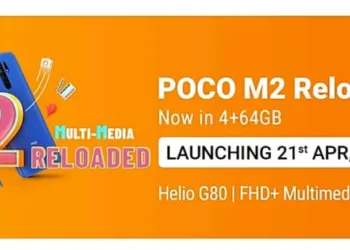 POCO M2 Reloaded Launching on 21st April in India