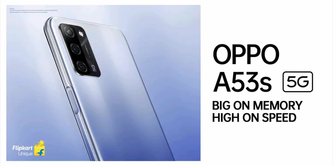 Oppo A53s 5G Launching on 27th April in India