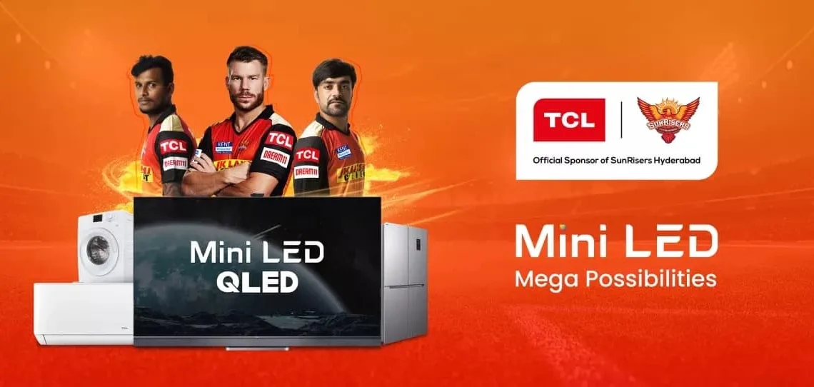 TCL reiterates passion for Cricket through continued association with Sunrisers Hyderabad (SRH)