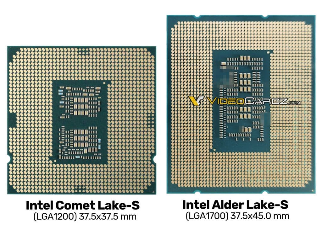 Intel Alder Lake Desktop CPU Pictured 1