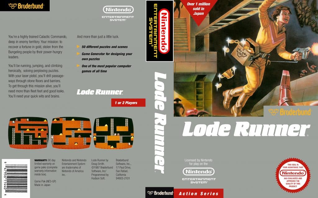 Lode Runner Top 10 second-hand video games sold for the highest price during lockdown