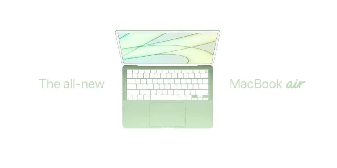 The New M1 MacBook Air concept design takes cues from the refreshed iMac
