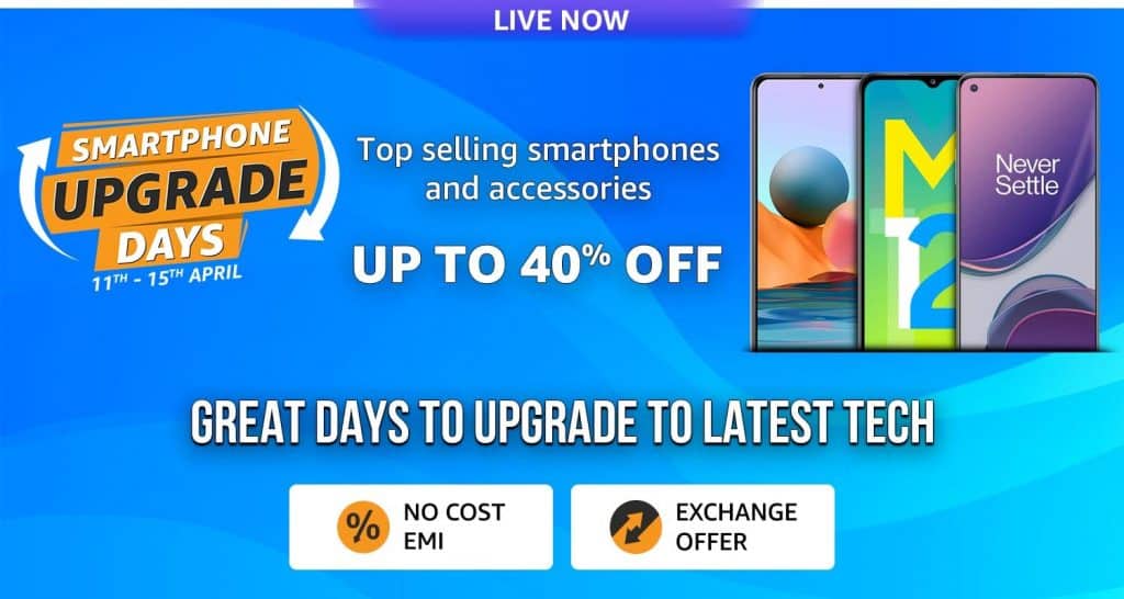 Amazon.in announces Smartphone Upgrade Days