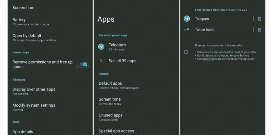 Android 12’s Hibernate feature will automatically make unused apps sleep
