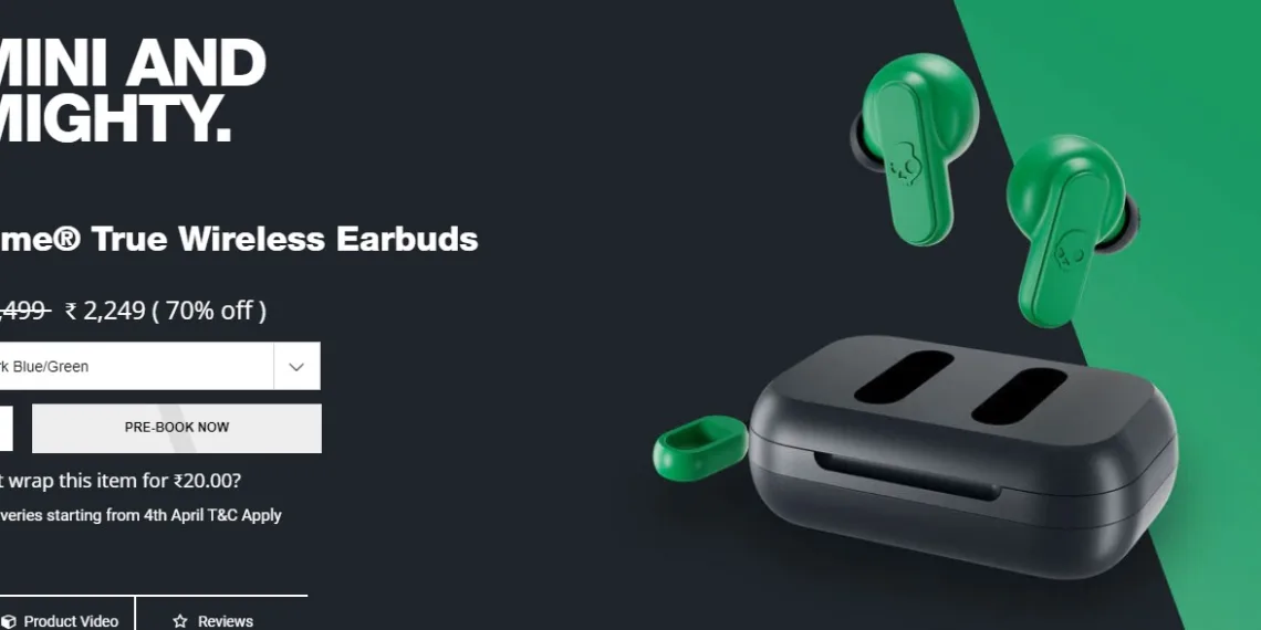Skullcandy Dime True Wireless Earbuds with 12 hours battery life launched at Rs 2,249