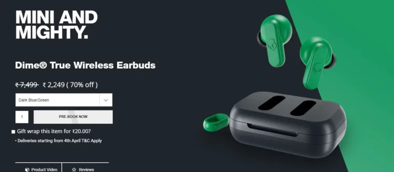 Skullcandy Dime True Wireless Earbuds with 12 hours battery life launched at Rs 2,249