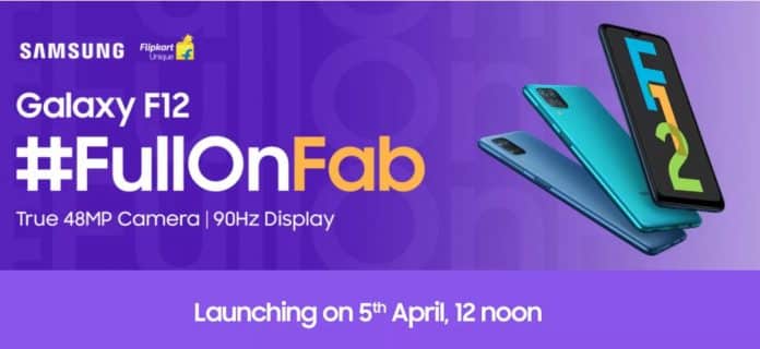 Samsung Galaxy F02s and Galaxy F12 Launching on April 5 in India
