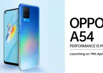 Oppo A54 launching on April 19 in India