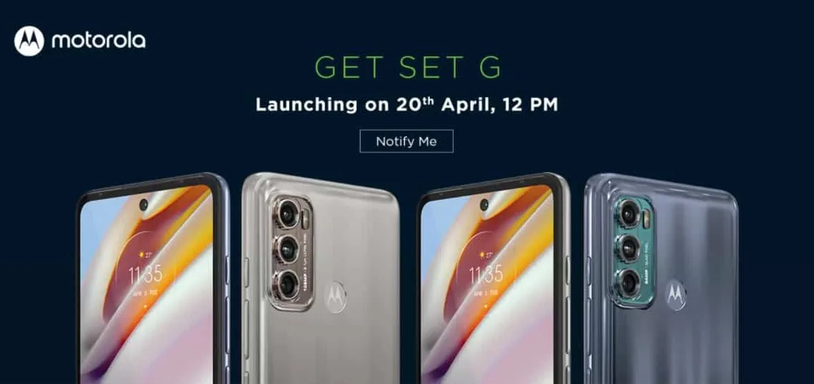 Moto G60 and Moto G40 Fusion launching in India on April 20