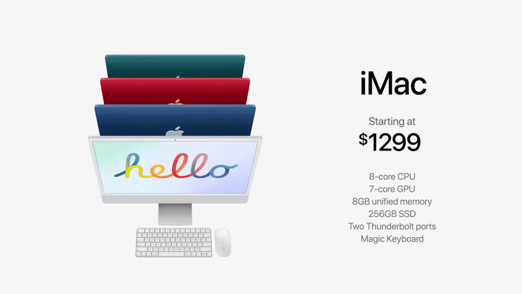 Apple launches new 24-inch iMac with the new M1 chip, starts at ₹ 1,19,900