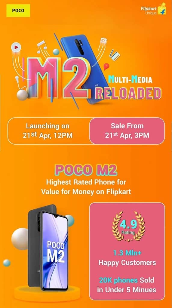 image 12 POCO M2 Reloaded Launching on 21st April in India