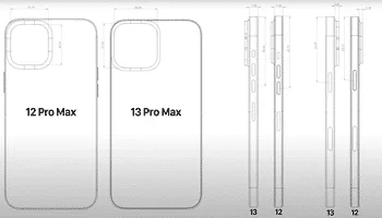 Apple iPhone 13 series CAD leaks hints to have a bigger camera module at the back