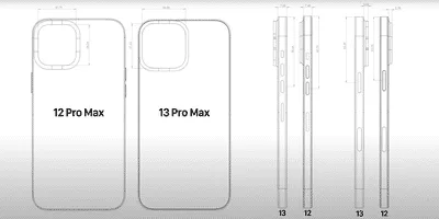 Apple iPhone 13 series CAD leaks hints to have a bigger camera module at the back