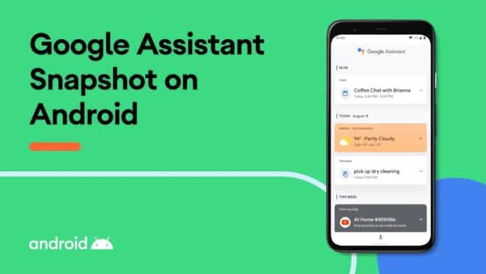 Google Assistant snapshot gets a new feature for favourites
