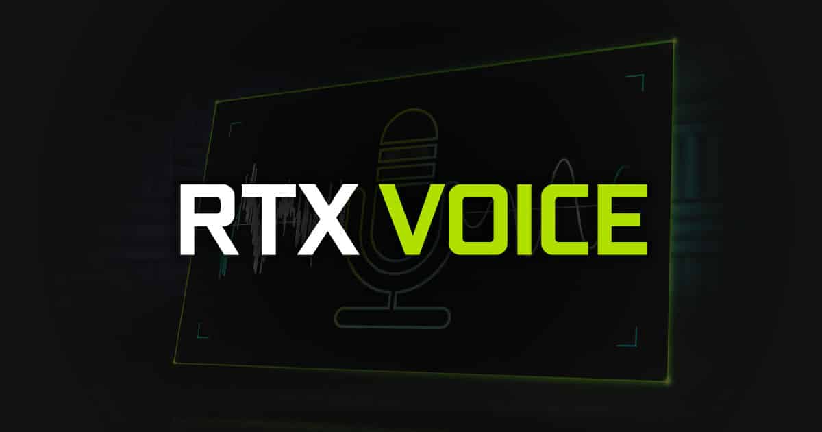NVIDIA’s GTX cards now receive support for its RTX Voice feature
