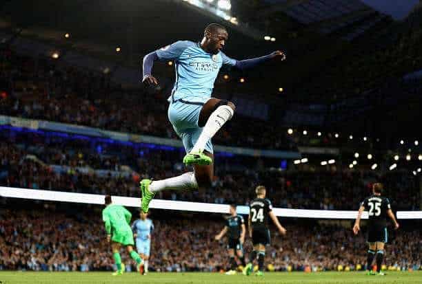 yaya toure of manchester city celebrates scoring his sides third goal picture id684258428 800 Yaya Toure apologises to Pep Guardiola and Manchester City