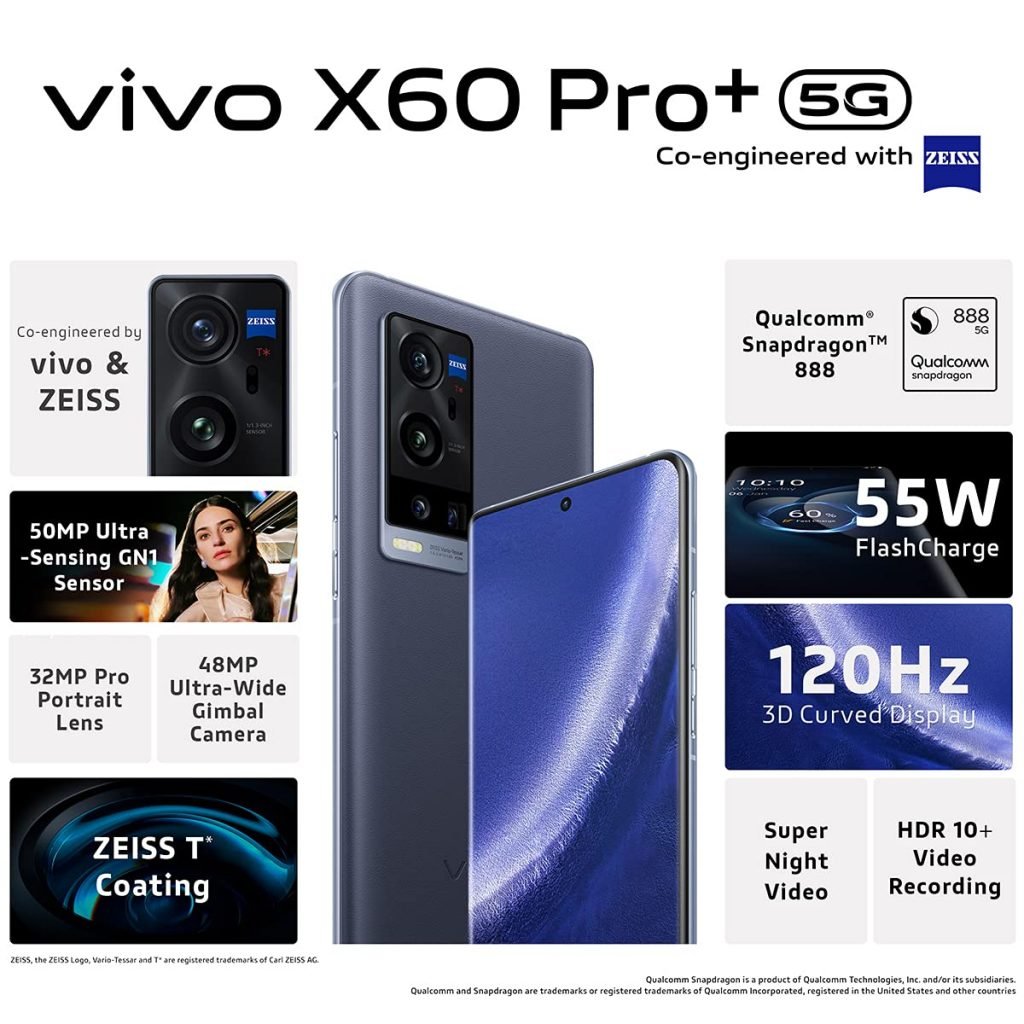 Get up to Rs. 3000 HDFC Discount & extra Rs. 4000 off on Exchange on Vivo X60 series