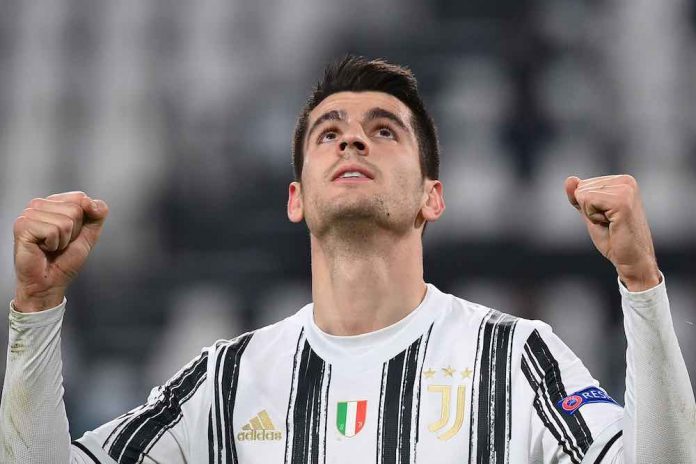 FBL-EUR-C1-JUVENTUS-DYNAMO KIEV Juventus officially extend Alvaro Morata's loan deal till 2022