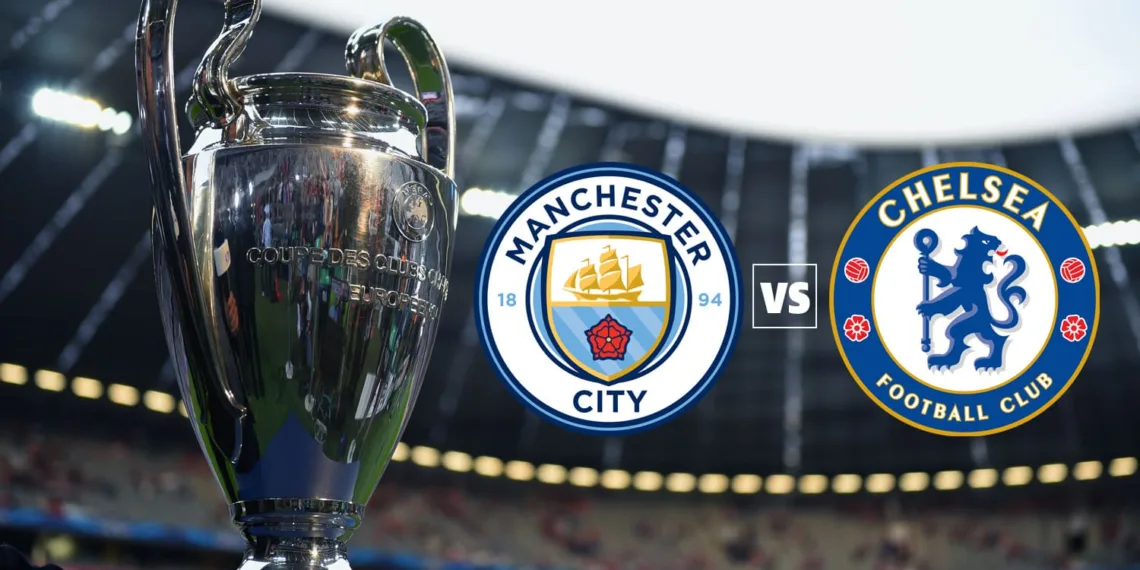 MUNICH, GERMANY - MAY 12:  The Champions League trophy is seen pitchside ahead of the UEFA Champions League semi final second leg match between FC Bayern Muenchen and FC Barcelona at Allianz Arena on May 12, 2015 in Munich, Germany.  (Photo by Matthias Hangst/Bongarts/Getty Images)