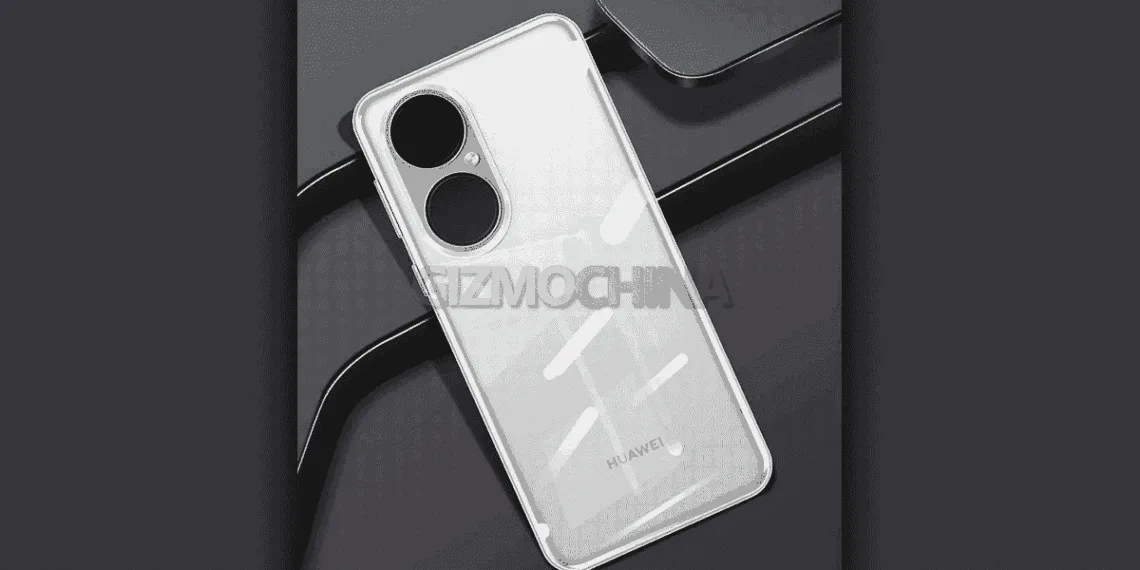 Huawei P50 case render shows a new camera and all-over design