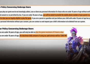 What are the Privacy and Terms changes made by Battlegrounds Mobile India X KRAFTON for Below 18 players in India?