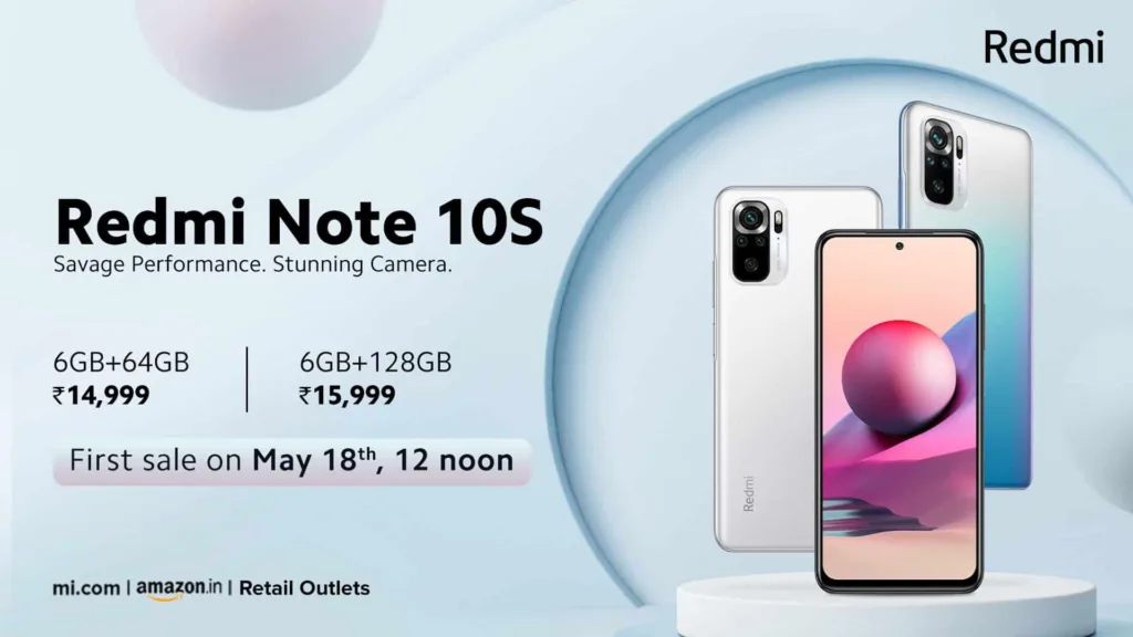 Redmi Note 10S launched with MediaTek Helio G95 chipset in India