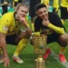 RB Leipzig 1-4 Borussia Dortmund; Sancho and Haaland brace bags 5th Pokal title