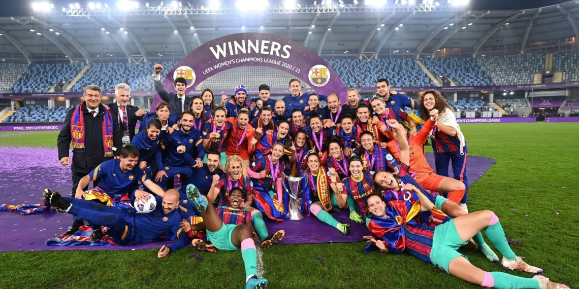 Barcelona Femeni win the first-ever Women's Champions League title