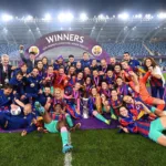 Barcelona Femeni win the first-ever Women’s Champions League title