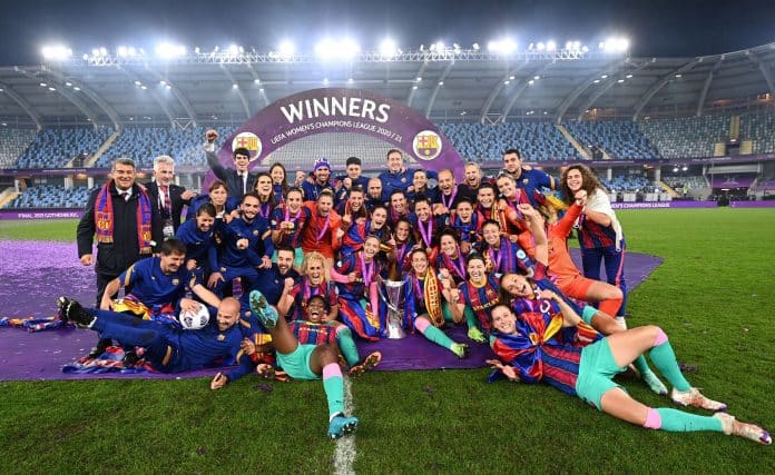 Barcelona Femeni win the first-ever Women's Champions League title