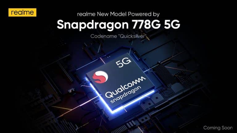 Realme Quicksilver teased to launch with Snapdragon 778G 5G chipset