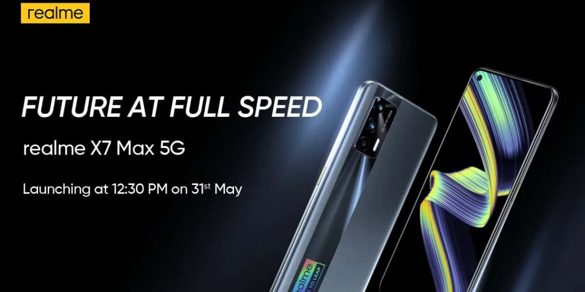 Realme X7 Max 5G Launching on 31st May in India