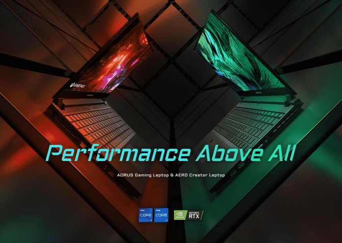 Gigabyte launches new gaming laptops powered by Intel 11tht Gen and Nvidia GeForce RTX 3000 series GPUs