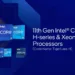 Intel Officially Launches Tiger Lake-H Mobile Processors Worldwide, Pumps 1 Million Chips into the Market