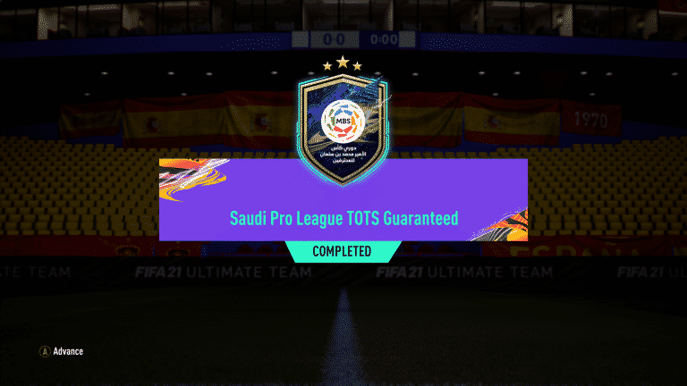 FIFA 21 – TOTS: How to do the Saudi Pro League TOTS Guaranteed pack and what do you get from it?