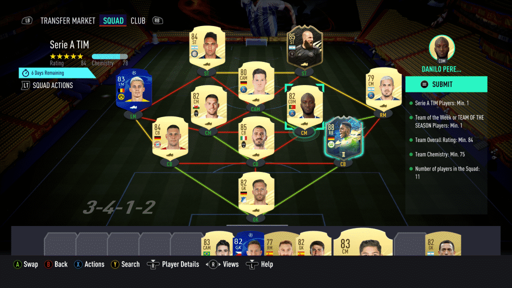 Screenshot 176 FIFA 21: How to do the 92-rated Hirving Lozano Serie A TOTS SBC card and is it worth doing?