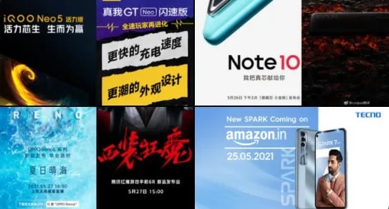 List of Smartphones Launching this Week in May