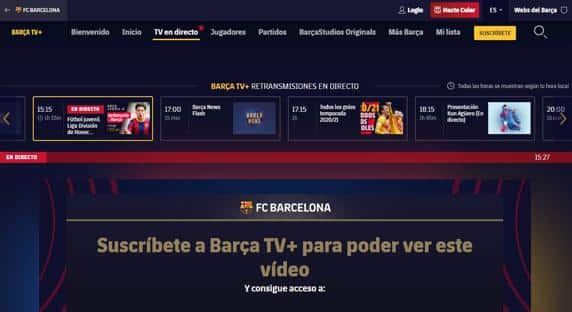 barca tv Barcelona accidentally leaked Eric Garcia's presentation schedule on Barca TV+ ahead of the official announcement