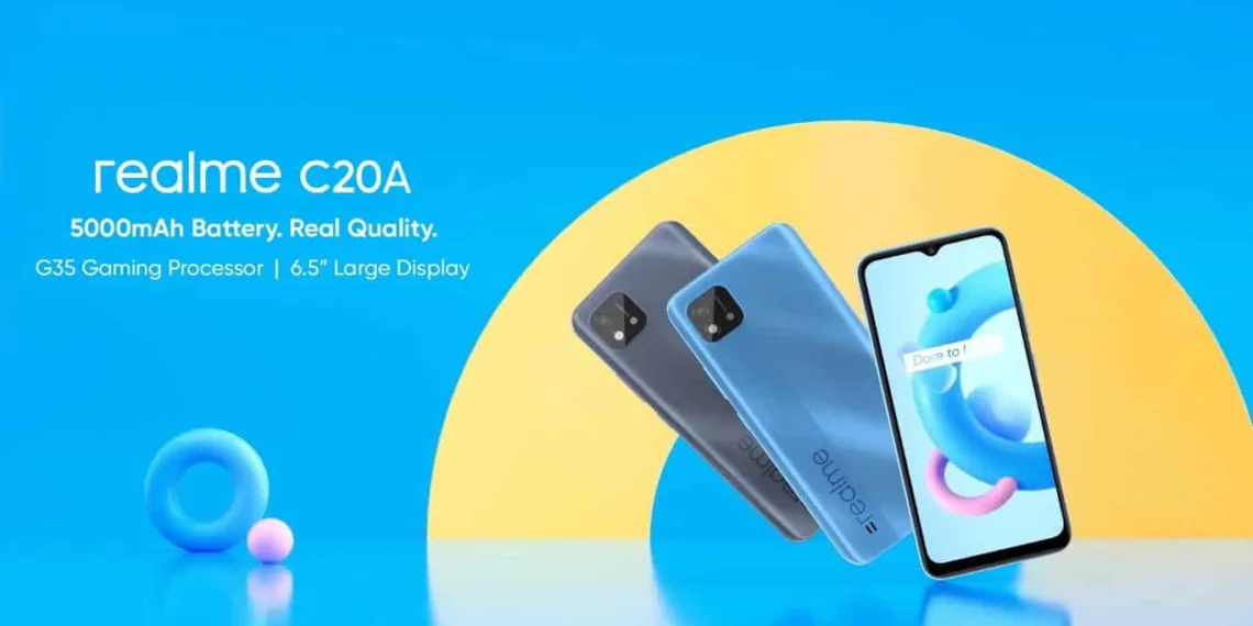 Realme C20A with MediaTek Helio G35 launched as rebranded Realme C20