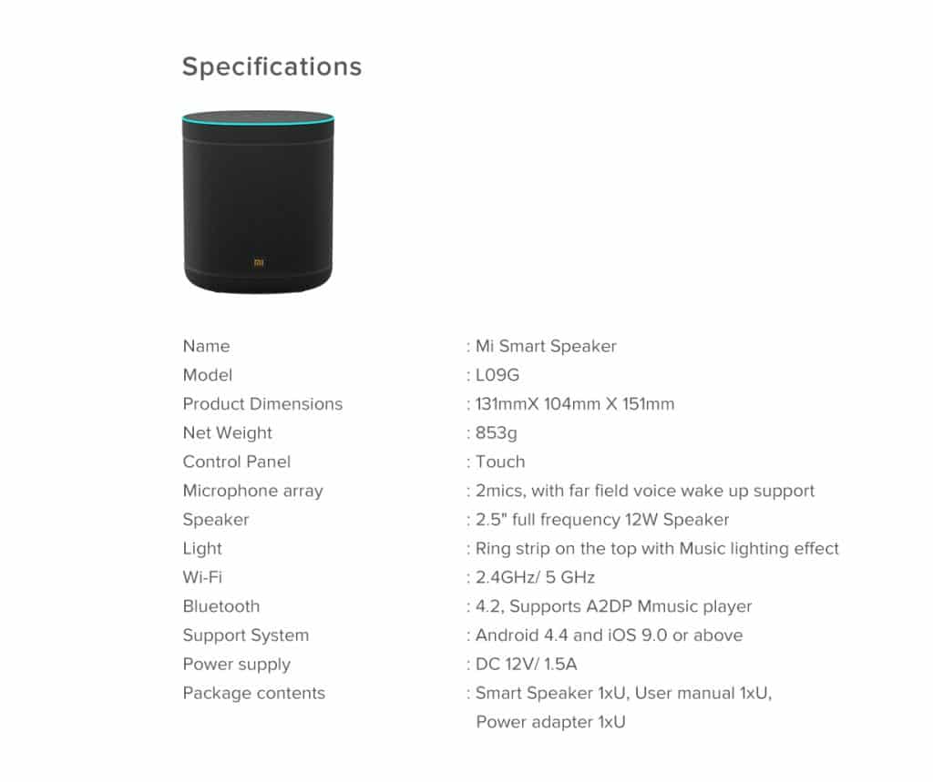 Mi Wifi Smart Speaker review: Compact, useful and rich audio experience
