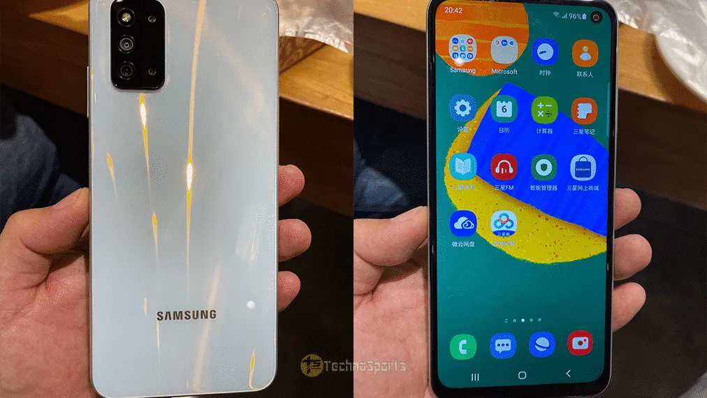 Samsung Galaxy F52 5G live images leaked