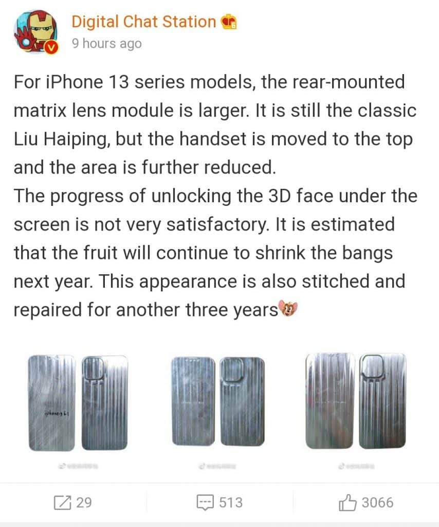 image 35 iPhone 13 series to come with a larger rear-camera module