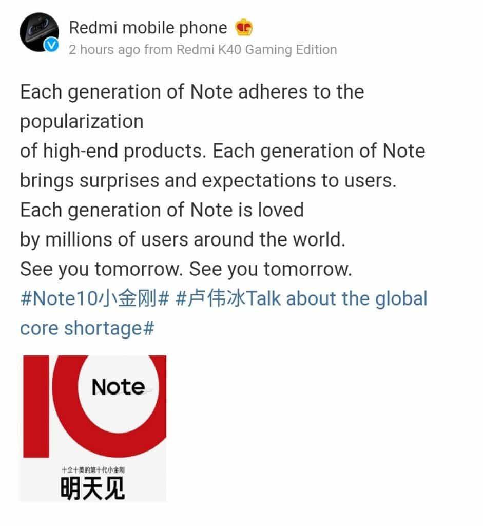 image 55 Redmi Note 10 5G series launch date announcement tomorrow