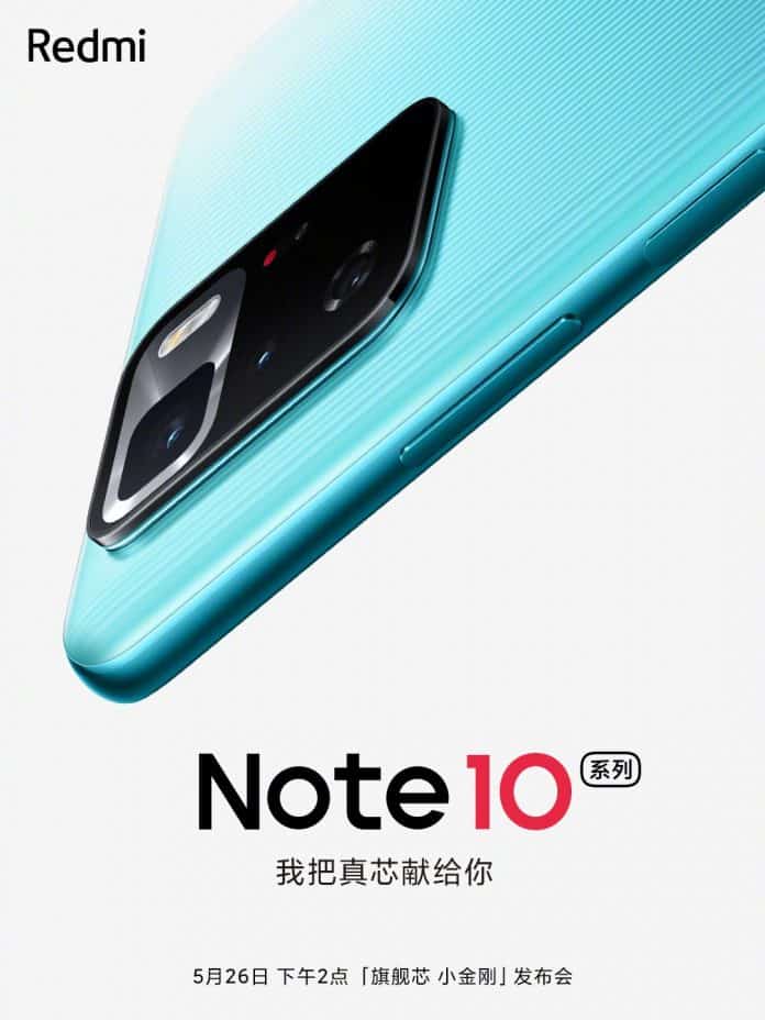 Redmi Note 10 Ultra 5G Specifications and price Leaked, series launching on May 26 in China
