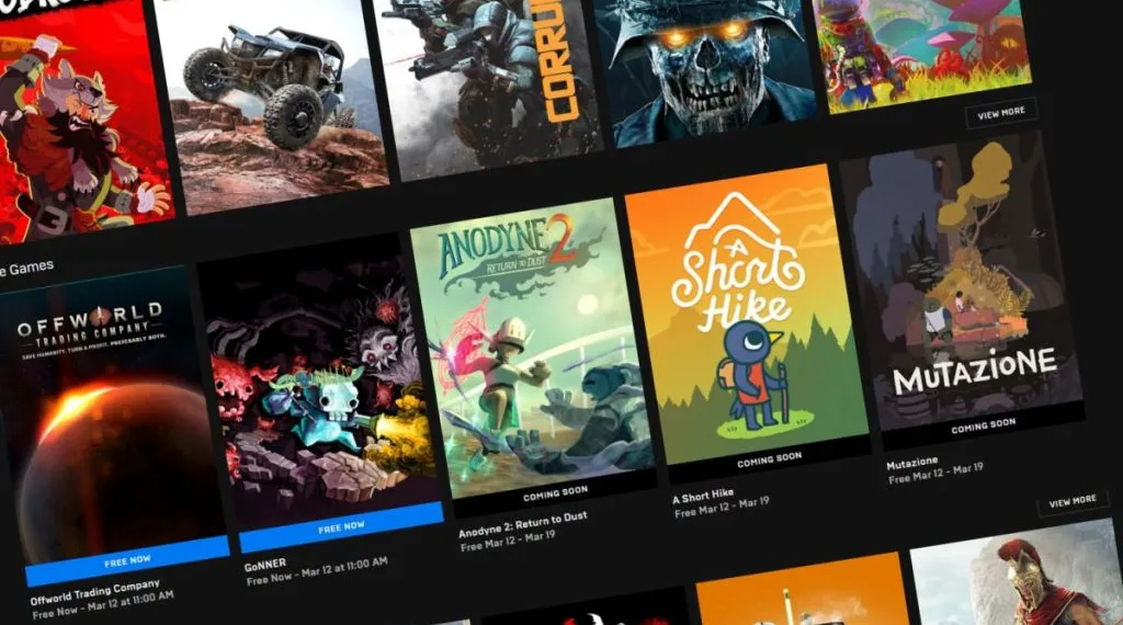 Epic Paid A Total of $11M to Give Away Free Games in The First Nine Months