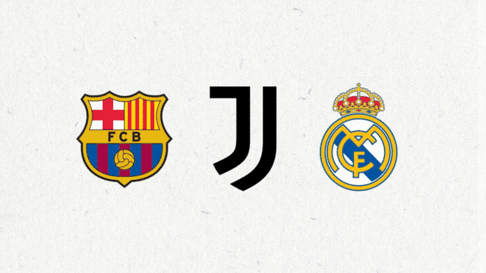 real madrid barcelona juventus