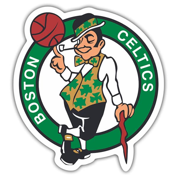 stickers nba boston celtics shield