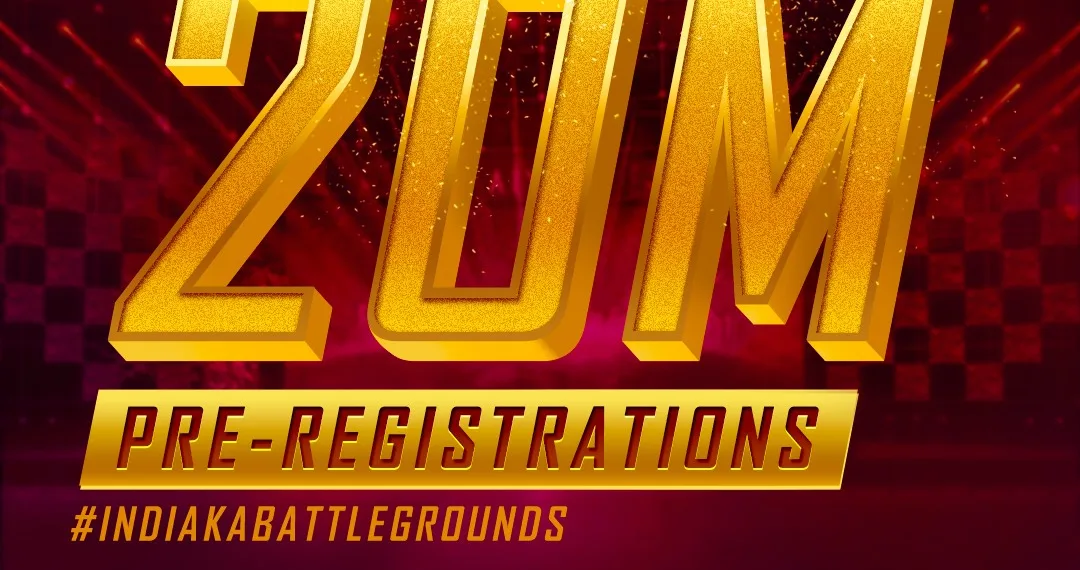 Battlegrounds Mobile India records 20 Million Pre-registrations in India