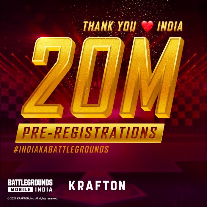 Battlegrounds Mobile India records 20 Million Pre-registrations in India Battlegrounds Mobile India records 20 Million Pre-registrations in India