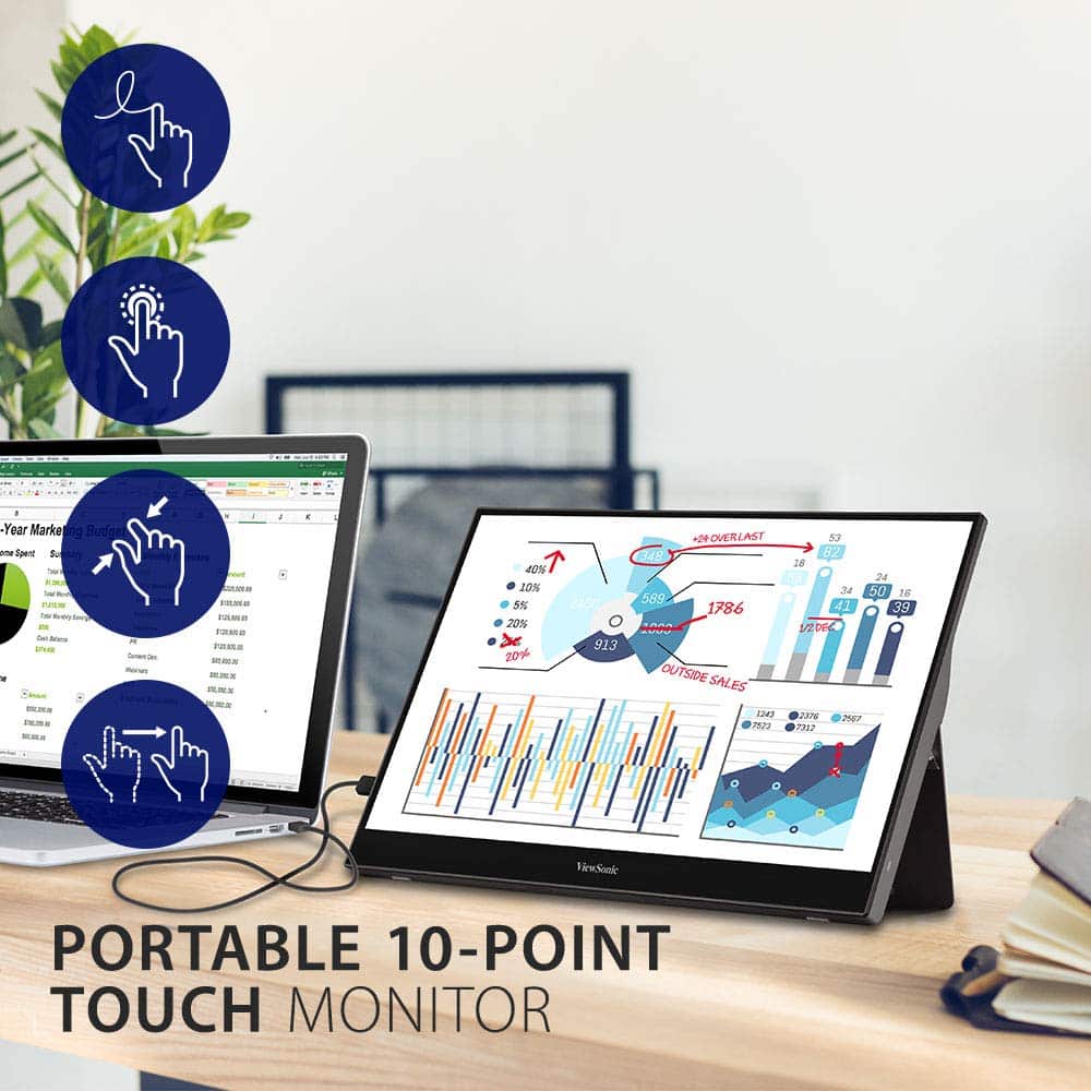 Viewsonic TD1655 16-inch Touch Portable Monitor now available for ₹ 23,990